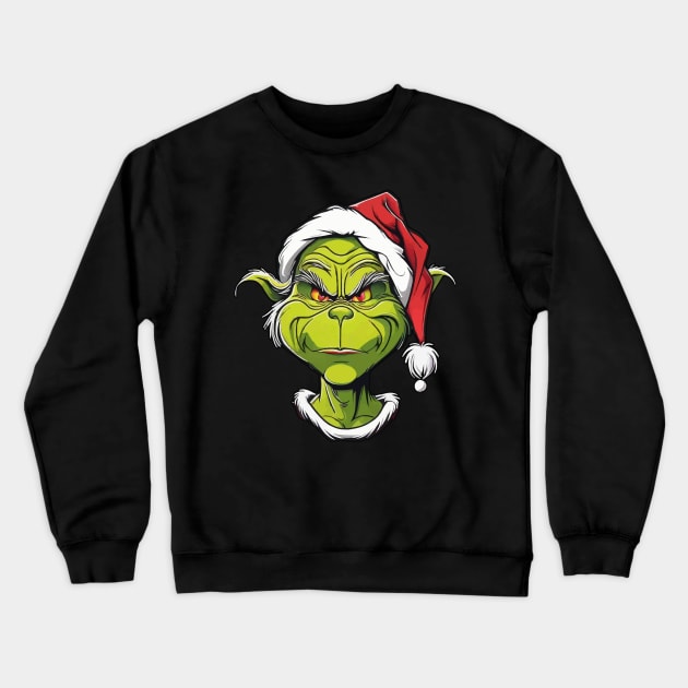 Grinch Crewneck Sweatshirt by ahmadist